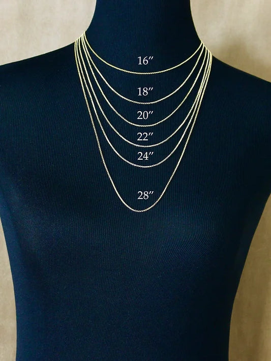 14K Yellow Gold Hollow Rope Chain (2mm)