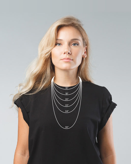 1mm Silver Box Chain