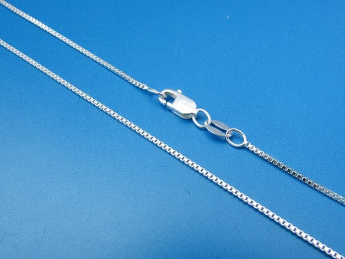 1mm Silver Box Chain