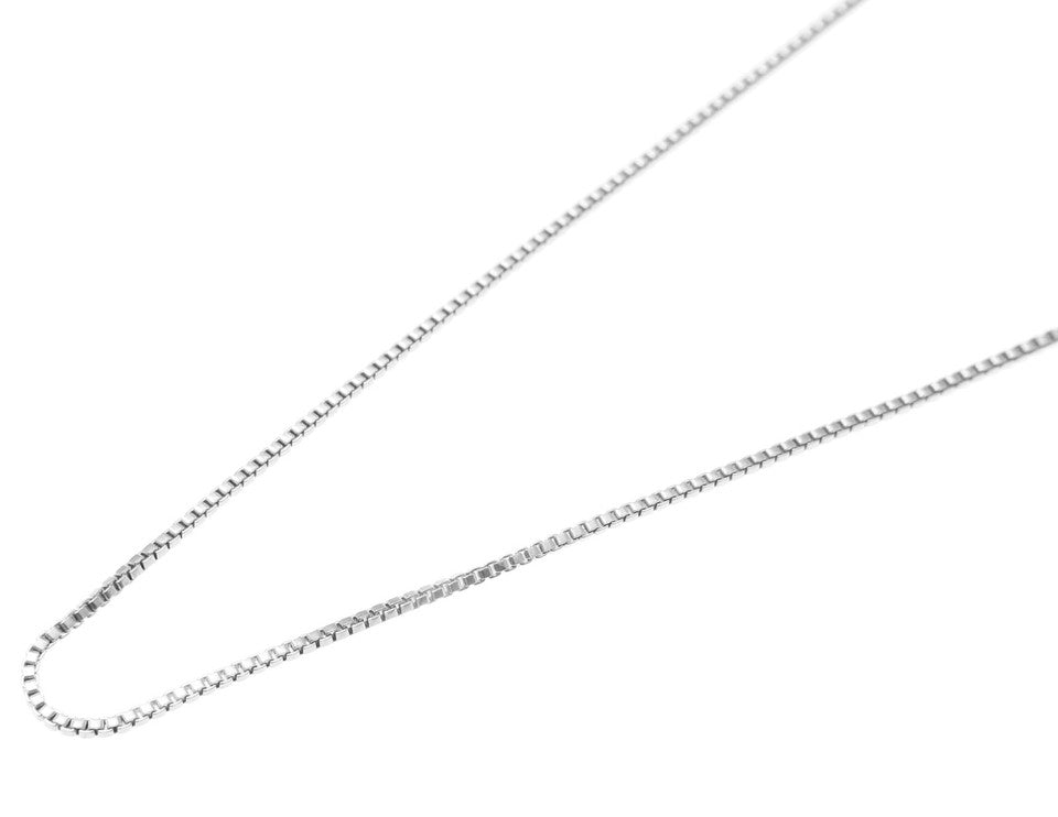 1mm Silver Box Chain